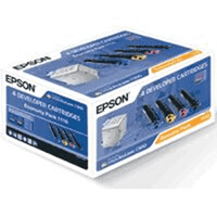 epson aculaser c-900 toner pack 4 colores baja capacidad