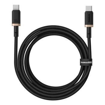 Cable USB-C Baseus Dura Series Carga Rápida 2 m USB 2.0 Negro/Dorado