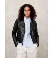 blauer para mujer 26sbldl02449 chaqueta de piel jenkins negro s casual