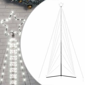 Árbol De Navidad | Decoraciones De Navidad Led 861 Leds Blanco Frío 478 Cm