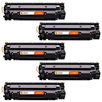Pccom Essential HP CF283a Tóner Compatible Negro Pack 5