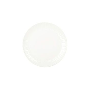 Plato de presentación blanco flora 31.8x31.8x2.7cm