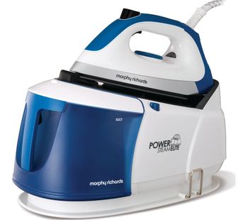 MORPHY RICHARDS Power Steam Elite 332010 Steam Generator Iron - White & Blue, White
