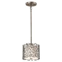 lampara de techo silver coral