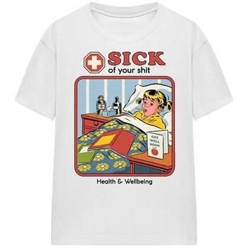 Steven Rhodes Camiseta Sick Of Your Shit para mujer