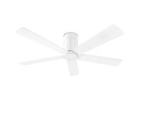 ventilador de techo metal color blanco serie rodas 132cm
