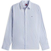 tommy jeans camisa manga larga tjm rlx seersucker s para hombre