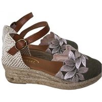 shoes alpargatas sandalia puntera bordada cuna esparto para mujer