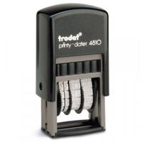 trodat printy 4810 budget mini dater stamp self-inking black
