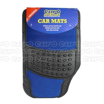 Black Rubber Mat Set - Blue Carpet Centre