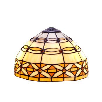Pantalla Tiffany Suelta Serie  Marfíl D-30cm