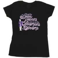willy wonka camiseta dreamers text para mujer
