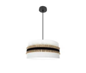 Lampara de techo metal color blanco serie angola 50cm