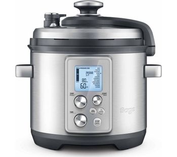 SAGE by Heston Blumenthal Fast Slow Pro Pressure/Slow Cooker - Stainless Steel, Stainless Steel