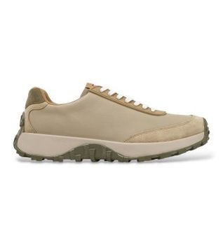 Camper para hombre. K100928-026 Zapatillas de piel Drift Trail beige y marrón (42), Plano, Ninguno, Casual