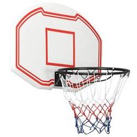 tablero de baloncesto polietileno blanco 90x60x2 cm vidaxl