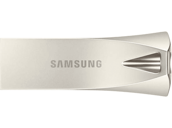 Memoria USB 128 GB - Samsung MUF-128BE3, APC Bar Plus, 3.1 Gen 1, 300 MB/s lectura, Plata