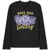 marvel camiseta manga larga best dad in the galaxy para hombre