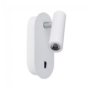 Aplique lector led con interruptor dirk ii (3w)