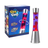 lampara de lava morada y roja  lampara de mesa  lampara de noche