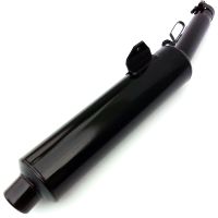 silenciador de escape honda cbr 600 f -90 marving cilindrico negro