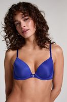 hunkemoller sujetador con aros preformado plunge azul