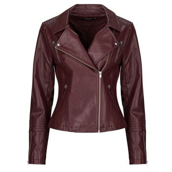 Only Cazadora de cuero ONLGEMMA para mujer