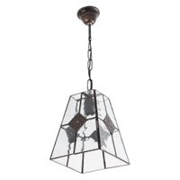 mi lampara - plafon estepa plata 1xe27 20x20x11