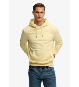 Superdry para hombre. M2014404A Sudadera Essential Logo amarillo (S), Casual, Algodón