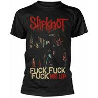 slipknot camiseta manga larga fuck me up para hombre