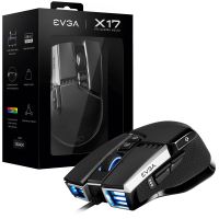 evga x17 raton gaming 16000 dpi negro