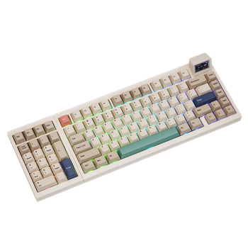 Teclado Modular para Juegos EPOMAKER RT98 con Diseño ANSI US al 98%, Conexión por Cable/Bluetooth/Inalámbrica de 2.4Ghz, Batería de 8000mAh y Retroiluminación RGB