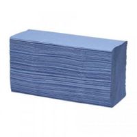 maxima z fold hand towel blue 1ply pack of 15