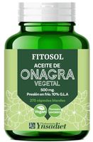 ynsadiet fitosol aceite de onagra vegetal 500mg 275 capsulas blandas