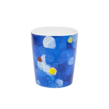 Taza expreso  azul porcelana china  5,5  x  6,3 cm x  6,3 cm