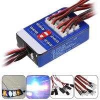simulacion de luz flash kit de iluminacion de 12 led direccion y freno para modelos a escala 110 coche rc yokomo tamiya