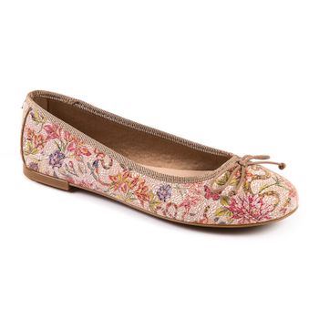 Bailarina flores camel