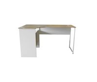 mesa escritorio hugo con 2 cajones y pasacables 144x122x50cm