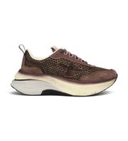 premiata para mujer hill zapatillas de piel hill marron 39 plano cordones casual
