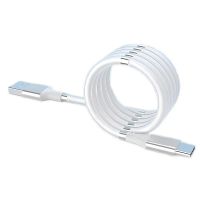 cable de almacenamiento magnetico usb-a a tipo-c de 3a para carga rapida y transmision de datos con nucleo de cobre de 1
