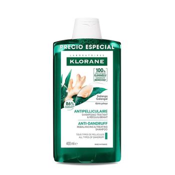 Klorane Champús Galanga Champú Anticaspa Reequilibrante Y Tratante