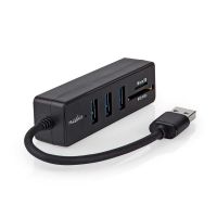 hub nedis 5 puertos usb 32 gen 1 modelo ccgb61250bk01 lector tarjetas sd y microsd