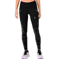 asics road lite-show  mallas para correr - negro