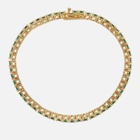 crystal haze serena gold-plated cubic zirconia bracelet