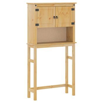 Mueble De Baño Para Lavadora Corona Madera Maciza De Pino Vidaxl