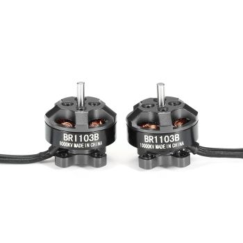 Motor sin escobillas Racerstar Racing Edition 1103 BR1103B 8000KV 10000KV 1-3S Negro para drones RC de 50-100 FPV Racing