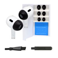 comply tapones de espuma para apple airpods pro gen 1 y 2 tamano l 3 pares sucesor de edicion limitada 30 incluye herramienta de desmontaje y limpieza color negro phantom