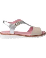 de angelitos sandalia h leopardo ang625 plata