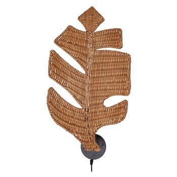 Lampara Pared Hoja Rattan E27/ 220-240v