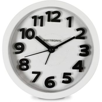 Metronic Despertador Clásico Blanco